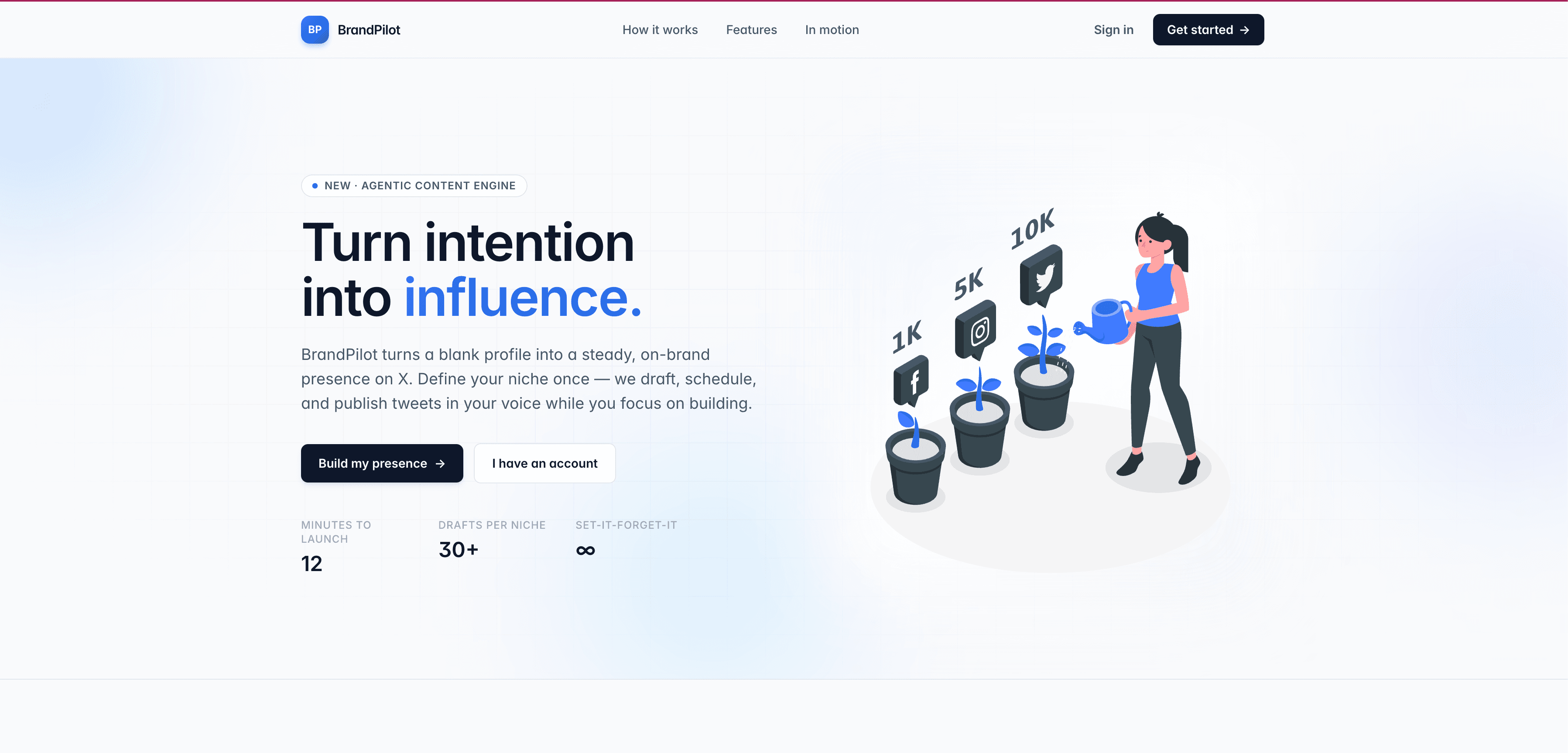 B2B Content Engine website preview